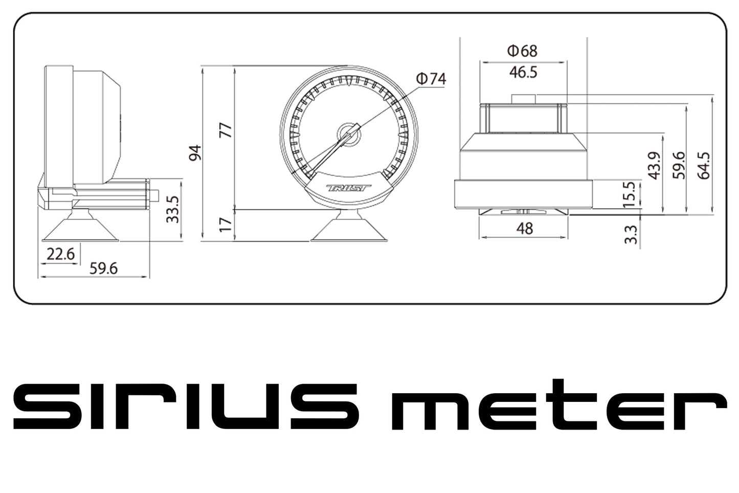 SIRIUS METER - OIL TEMPERATURE - (16001732)