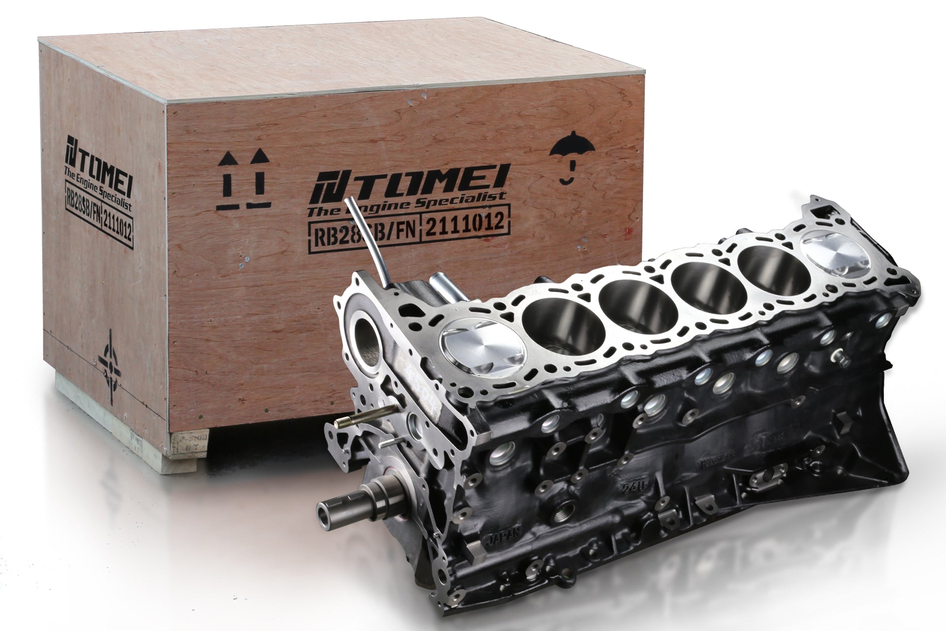 TOMEI Short Block 2.8L Full Counter N1 Block - 1989-2002 NISSAN BNR32 / BCNR33 / BNR34 Skyline GT-R RB26DETT(TA102A-NS05B)