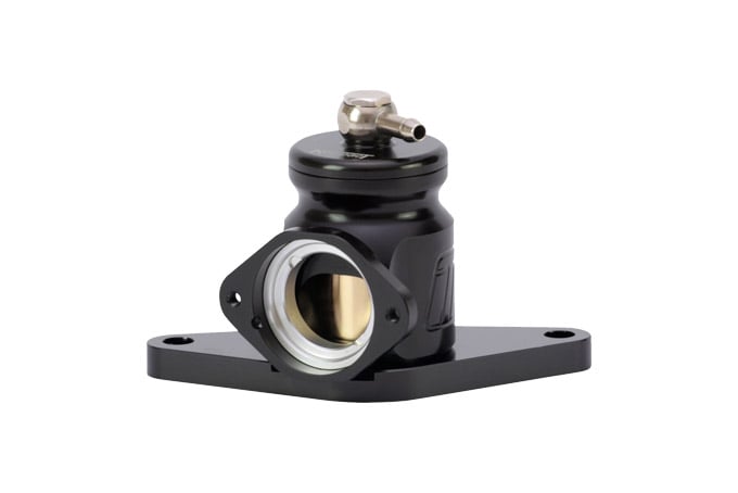 Turbosmart 02-07 WRX / 04-21 STI Recirculating Blow Off Valve Kompact Plumb Back Black | TS-0203-1215