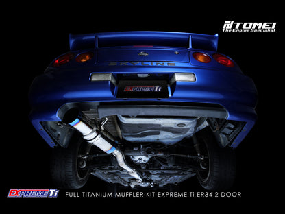 TOMEI Expreme Titanium Exhaust System - 1998-2002 NISSAN R34 Skyline RB25DET - TB6090NS06