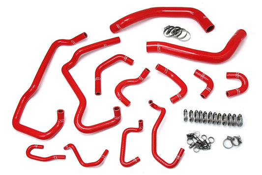 HPS Performance Silicone Hose Kit - Radiator and Heater Hose 57-1581-RED