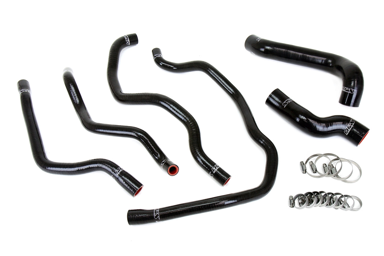 HPS Performance Silicone Hose Kit - Radiator and Heater Hose 57-2076-BLK