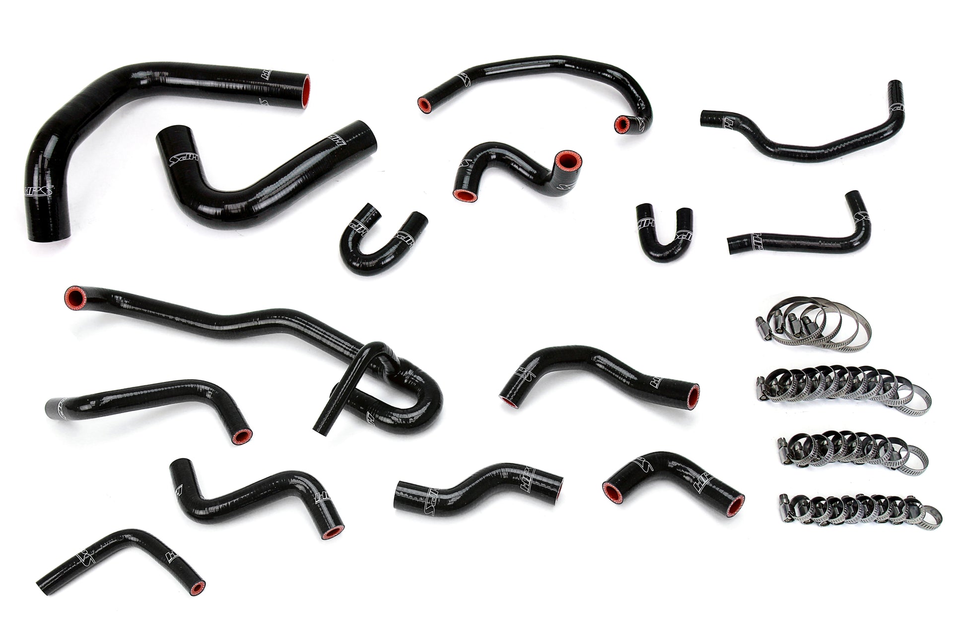 HPS Performance Silicone Hose Kit - Radiator and Heater Hose 57-2191-BLK