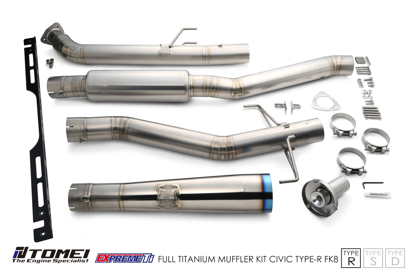 Tomei Expreme Titanium Exhaust System Type-R for 2017+ Honda Civic Type R FK8Tomei USA