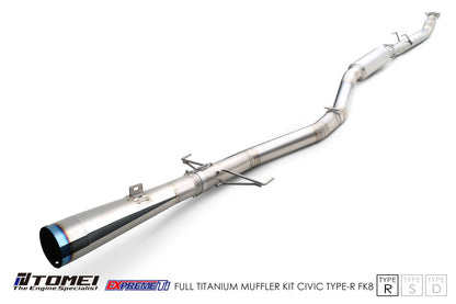 Tomei Expreme Titanium Exhaust System Type-R for 2017+ Honda Civic Type R FK8Tomei USA