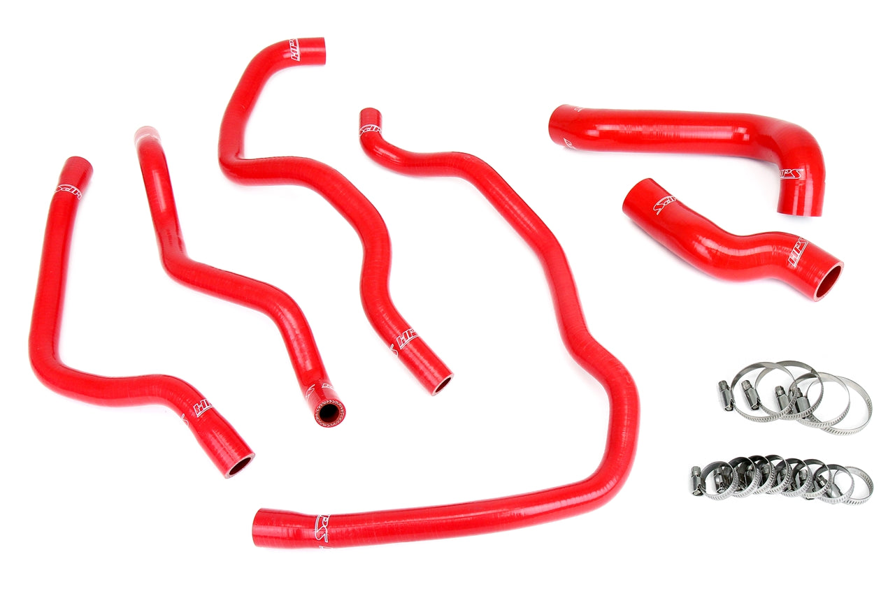 HPS Performance Silicone Hose Kit - Radiator and Heater Hose 57-2076-RED