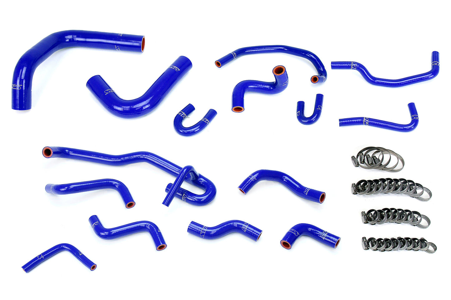 HPS Performance Silicone Hose Kit - Radiator and Heater Hose 57-2191-BLUE