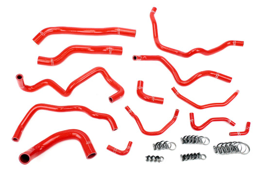 HPS Performance Silicone Hose Kit - Radiator and Heater Hose 57-2004-RED