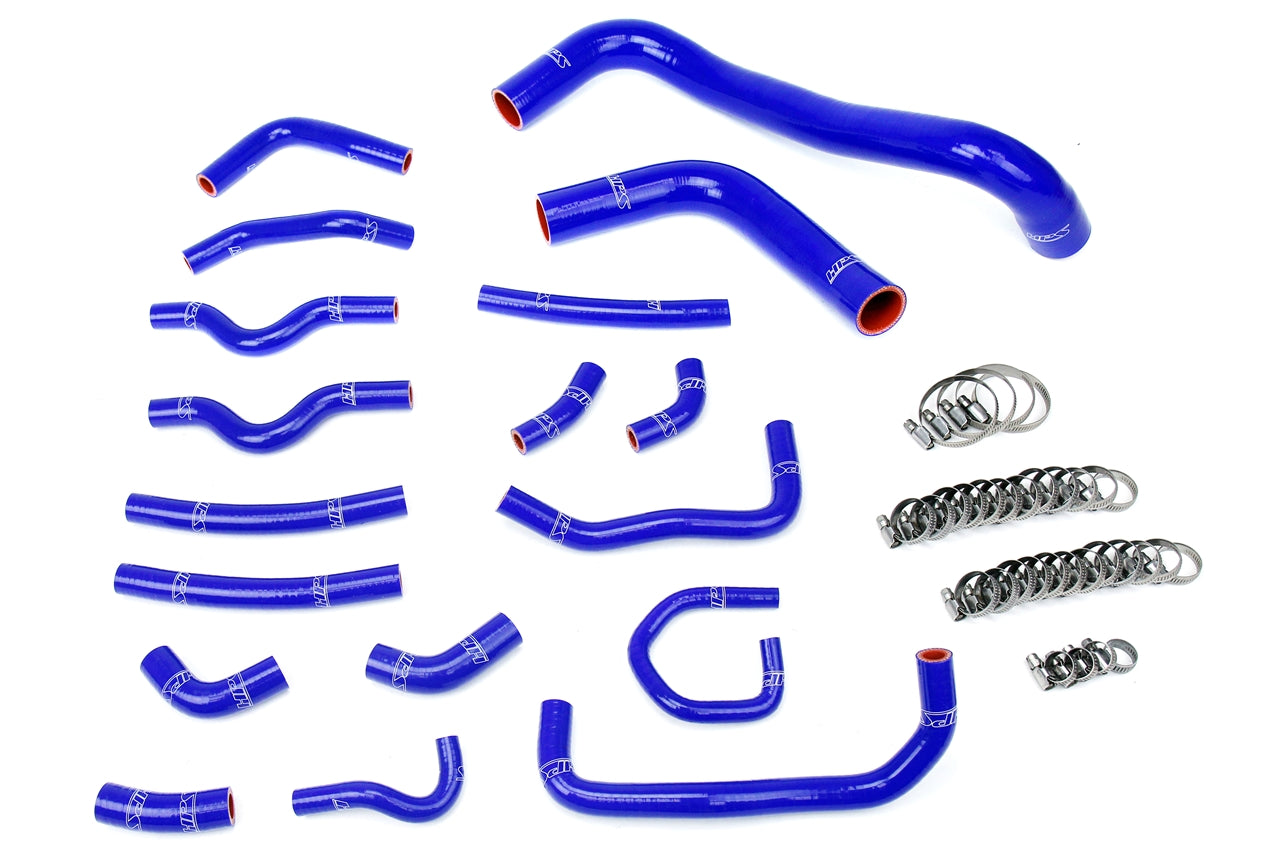 HPS Performance Silicone Hose Kit - Radiator and Heater Hose 57-1914-BLUE