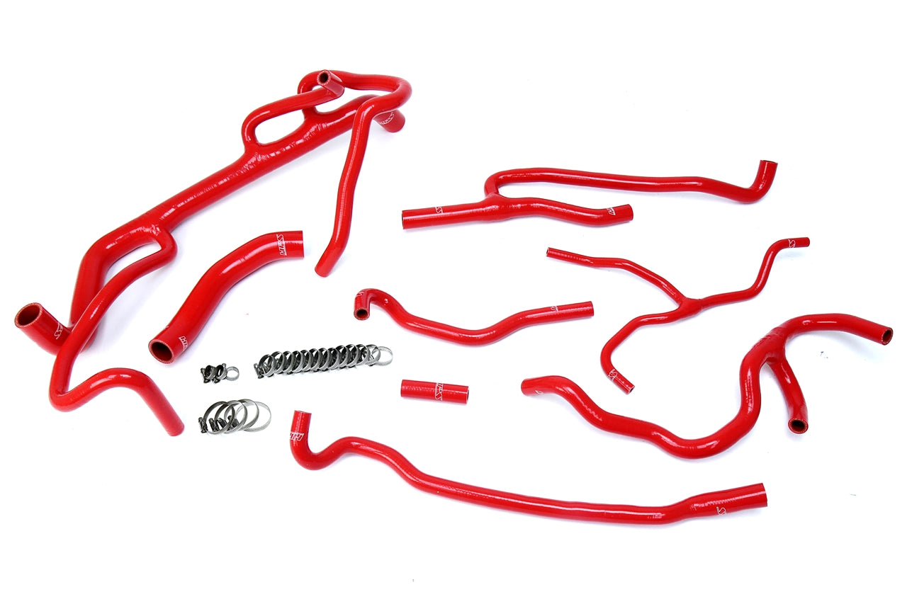 HPS Performance Silicone Hose Kit - Radiator and Heater Hose 57-1707-RED