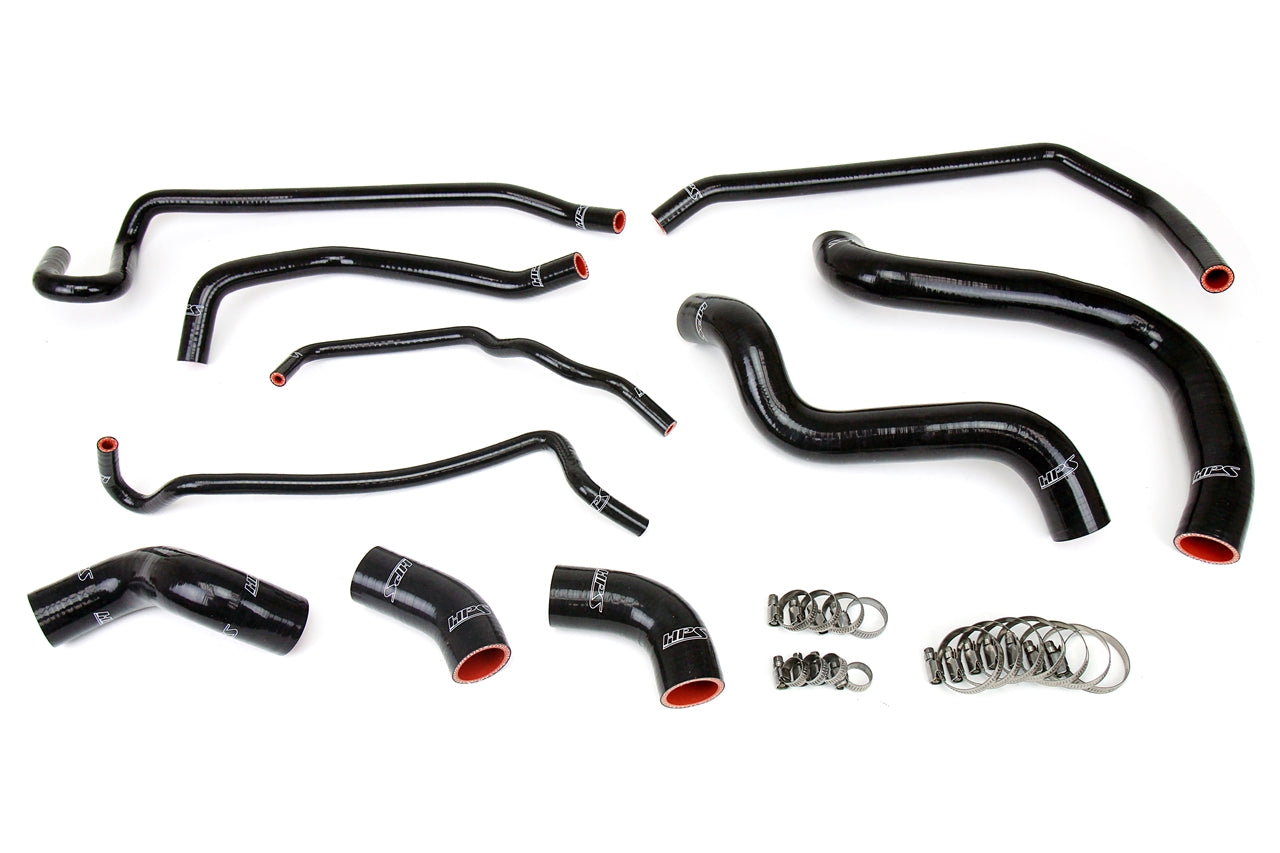 HPS Performance Silicone Hose Kit - Radiator and Heater Hose 57-1429-BLK