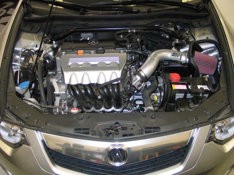 K&N 09 Acura TSX 2.4L Silver Typhoon Intake - 69-0026TS