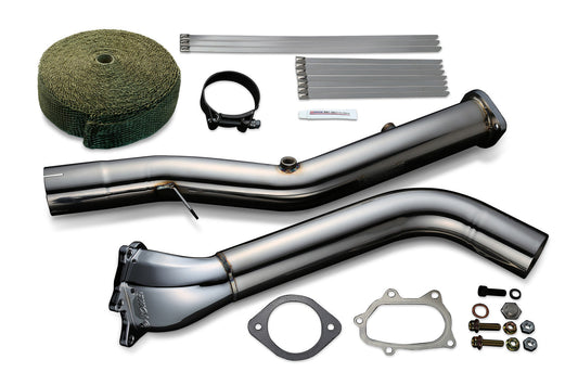 Tomei Expreme SUS Down Pipe Kit For 08+ WRX STI EJ25 Single Scroll Ver.2