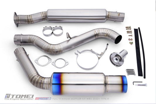 Tomei Expreme Titanium Exhaust System Type-R Single For 2022+ WRX FA24DIT