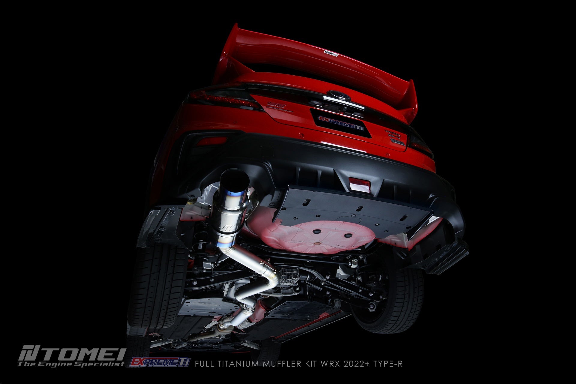 Tomei Expreme Titanium Exhaust System Type-R Single For 2022+ WRX FA24DITTomei USA