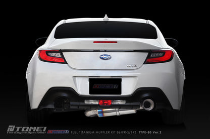 Tomei Expreme Titanium Exhaust System Type-80 ver.2 For FRS / 86 / BRZ - ZN6 / ZC6 - FA20