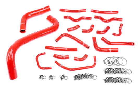 HPS Performance Silicone Hose Kit - Radiator and Heater Hose 57-1912-RED