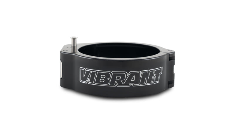 Vibrant 2.5in O.D. Aluminized HD 2.0 Clamp - Anodized Black - 32535