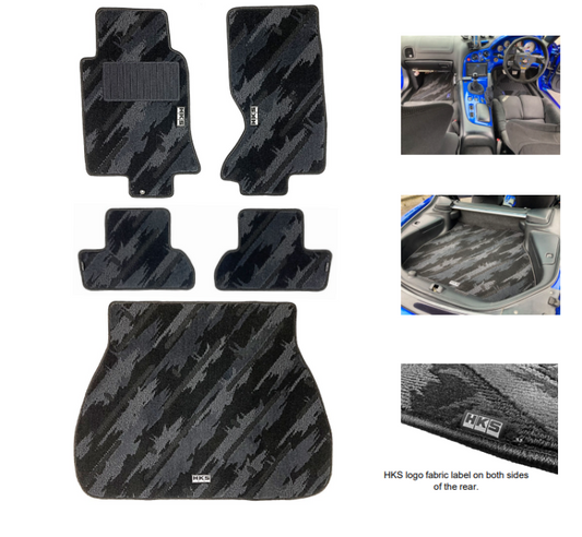 HKS FLOOR MATS FD3S FULL SET OCT LHD - 53001-AZ011