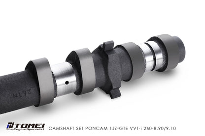 Tomei VALC Camshaft Poncam Exhaust 260-9.10mm Lift For Toyota 1JZ-GTE VVTi