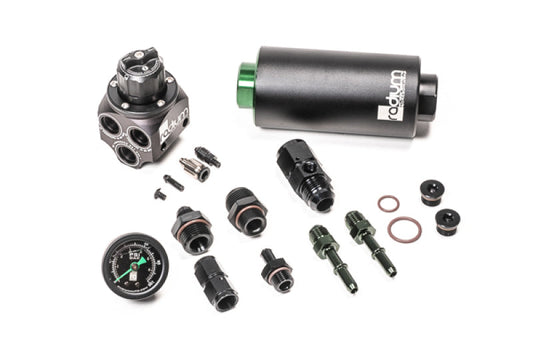 Radium Engineering  01-06 BMW E46 M3 Fuel Pressure Regulator & Fuel Filter Kit w/ Stainless Filter