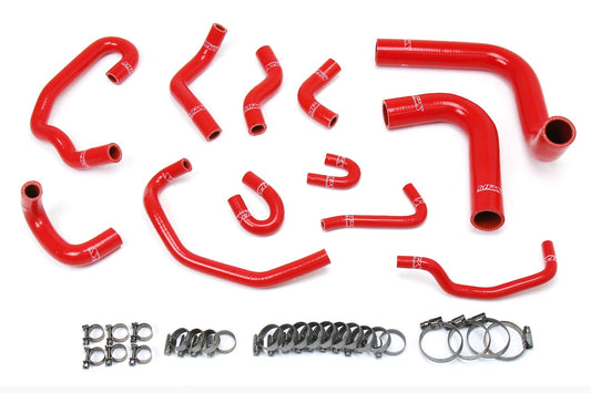 HPS Performance Silicone Hose Kit - Radiator and Heater Hose 57-1654-RED