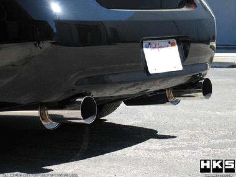 HKS - 2007-2008 INFINITI G35 Sedan / 2009-2013 G37 Sedan Hi-Power Rear Muffler - 32003-BN001