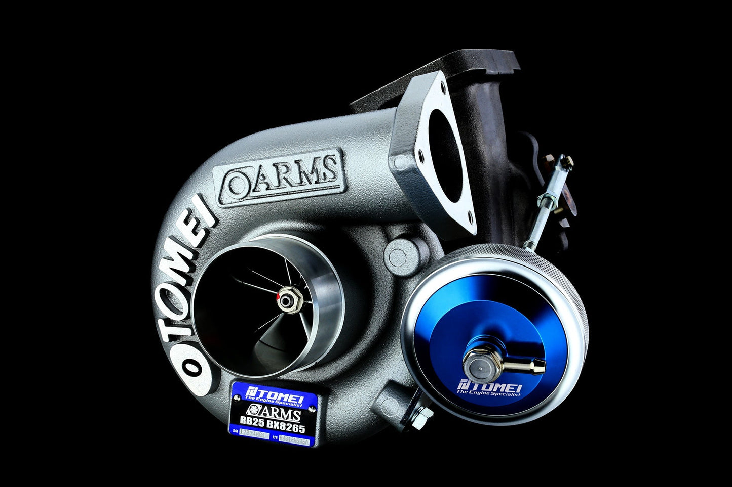 TOMEI - 1993-2002 NISSAN R33 / R34 Skyline RB25DET Ball Bearing Turbocharger Kit ARMS BX8265(TB403A-NS06A)