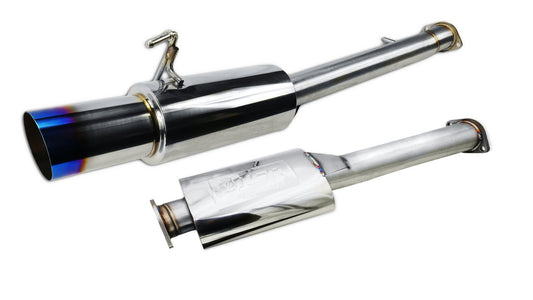 ISR Performance Single GT Exhaust With Burnt Tip- NISSAN 350Z Z33(IS-GT-350Z-BT)