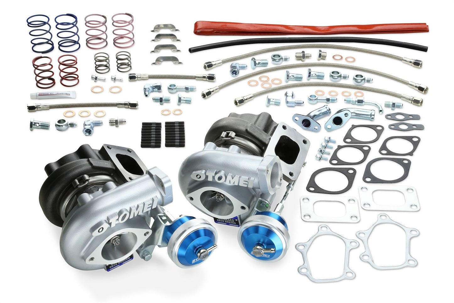 TOMEI - 1989-2002 NISSAN BNR32 / BCNR33 / BNR34 Skyline GT-R RB26DETT Ball Bearing Turbocharger Kit ARMS BX7655(TB403A-NS05A)