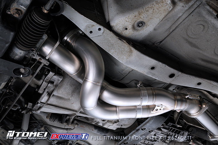 TOMEI Expreme Ti Racing Titanium Front Pipe - 1989-2002 NISSAN BNR32 / BCNR33 / BNR34 Skyline GT-R RB26DETT(TB6080-NS05A)