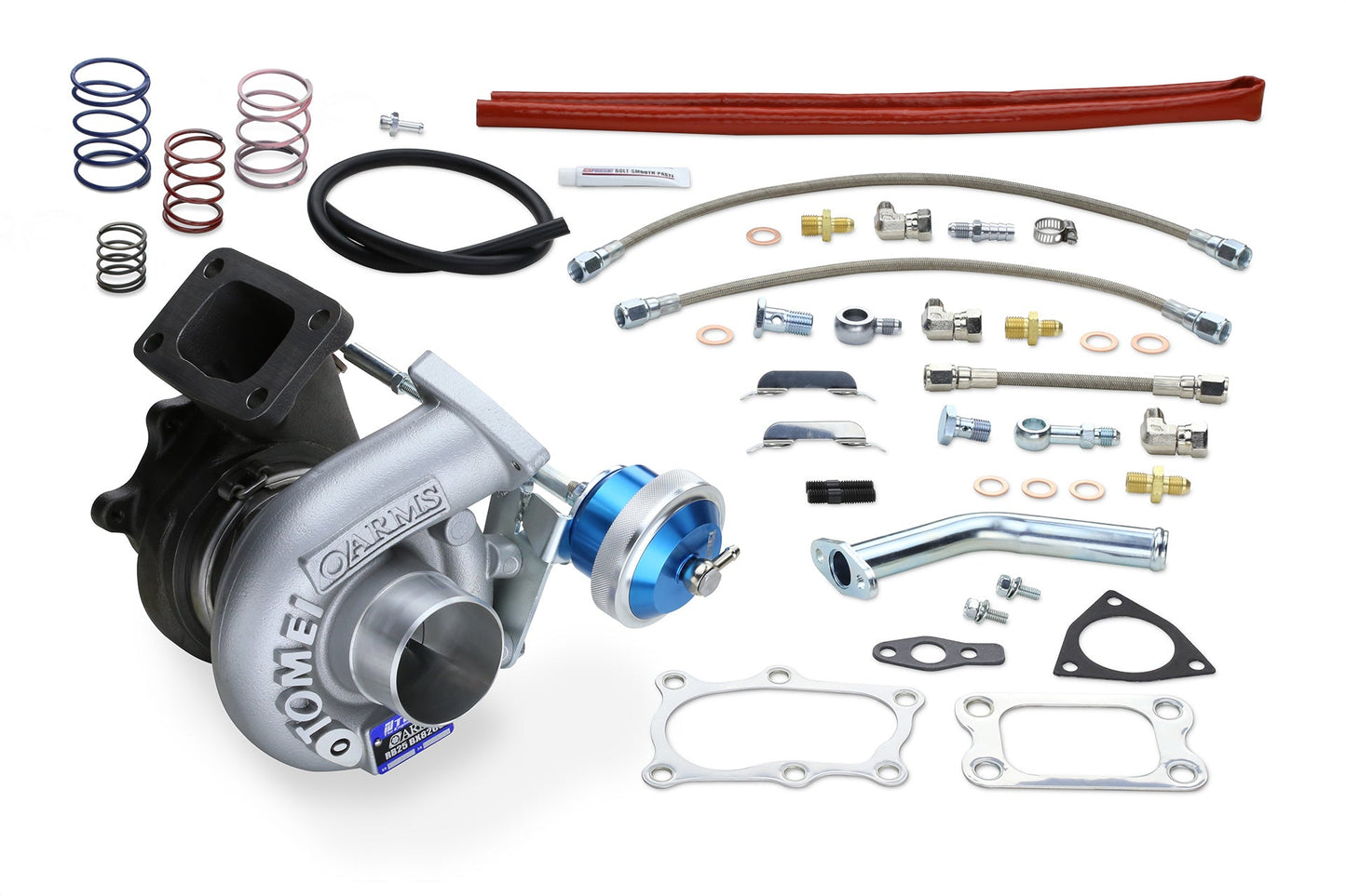 TOMEI - 1993-2002 NISSAN R33 / R34 Skyline RB25DET Ball Bearing Turbocharger Kit ARMS BX8265(TB403A-NS06A)