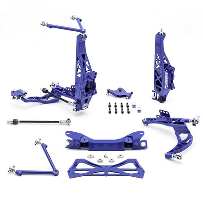 wisefab - NISSAN 370Z / INFINITI G37 Front Drift Angle Lock Kit with Rack Relocation(WF370 INS)