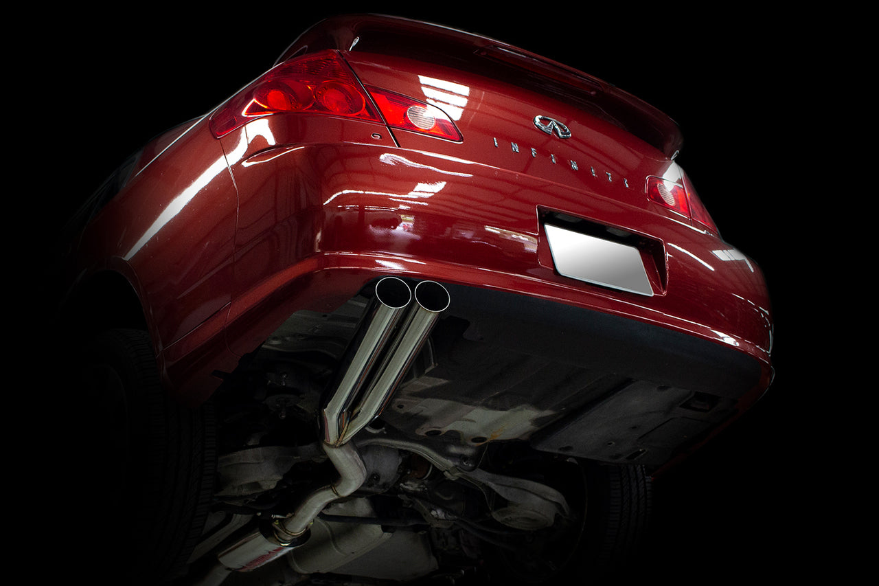 ISR Performance EP Dual Tip Exhaust - 2003-2006 INFINITI G35 Sedan(IS-EPdual-G35SDN)