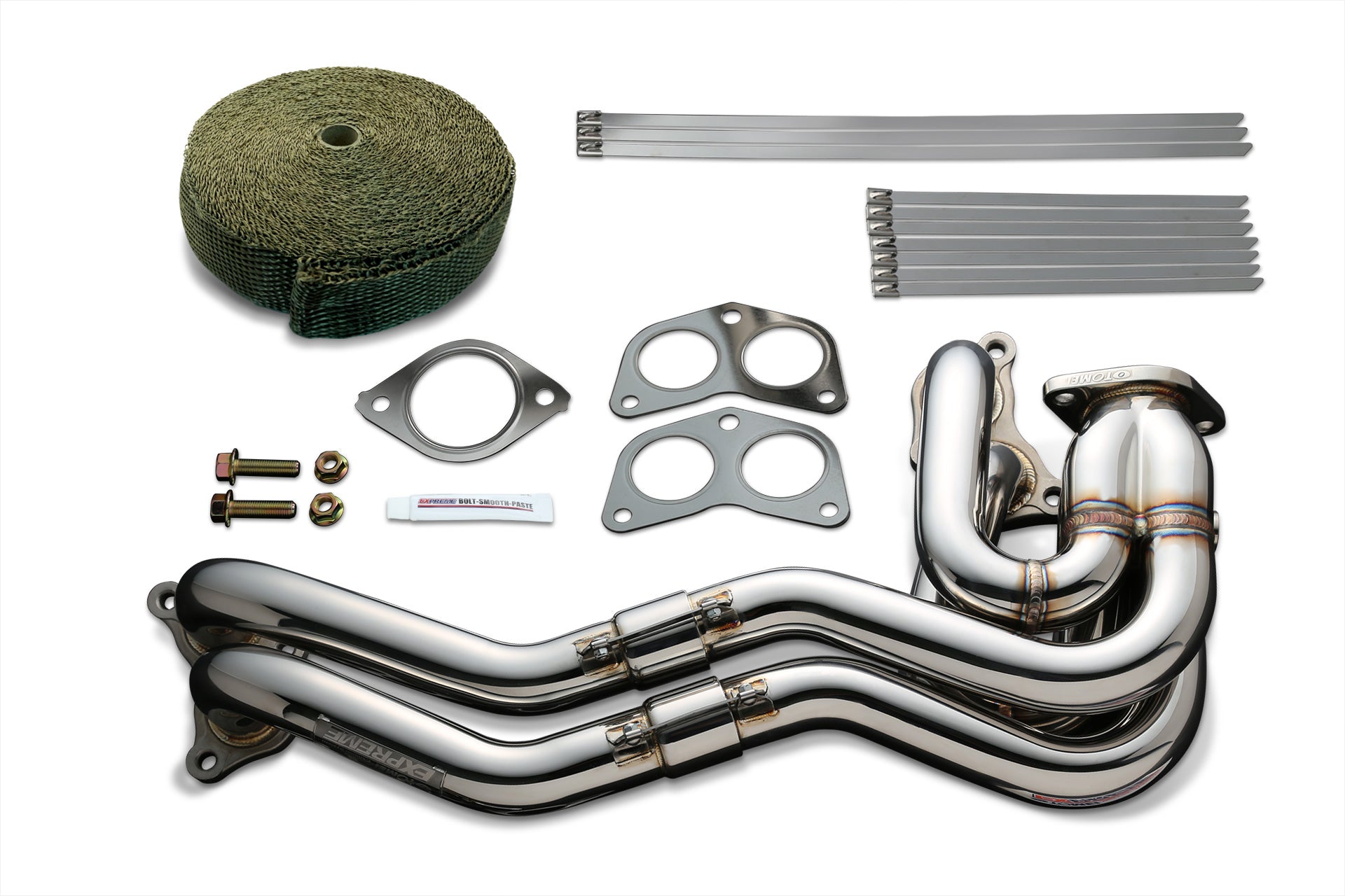 Tomei - EXHAUST MANIFOLD KIT EXPREME 86/FR-S/BRZ FA20 UNEQUAL LENGTH with TITAN EXHAUST BANDAGE (TB6010-SB03B)