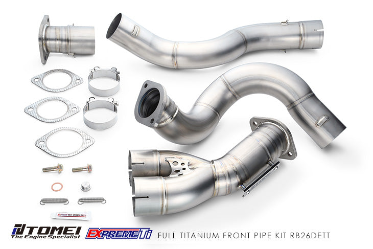 TOMEI Expreme Ti Racing Titanium Front Pipe - 1989-2002 NISSAN BNR32 / BCNR33 / BNR34 Skyline GT-R RB26DETT(TB6080-NS05A)