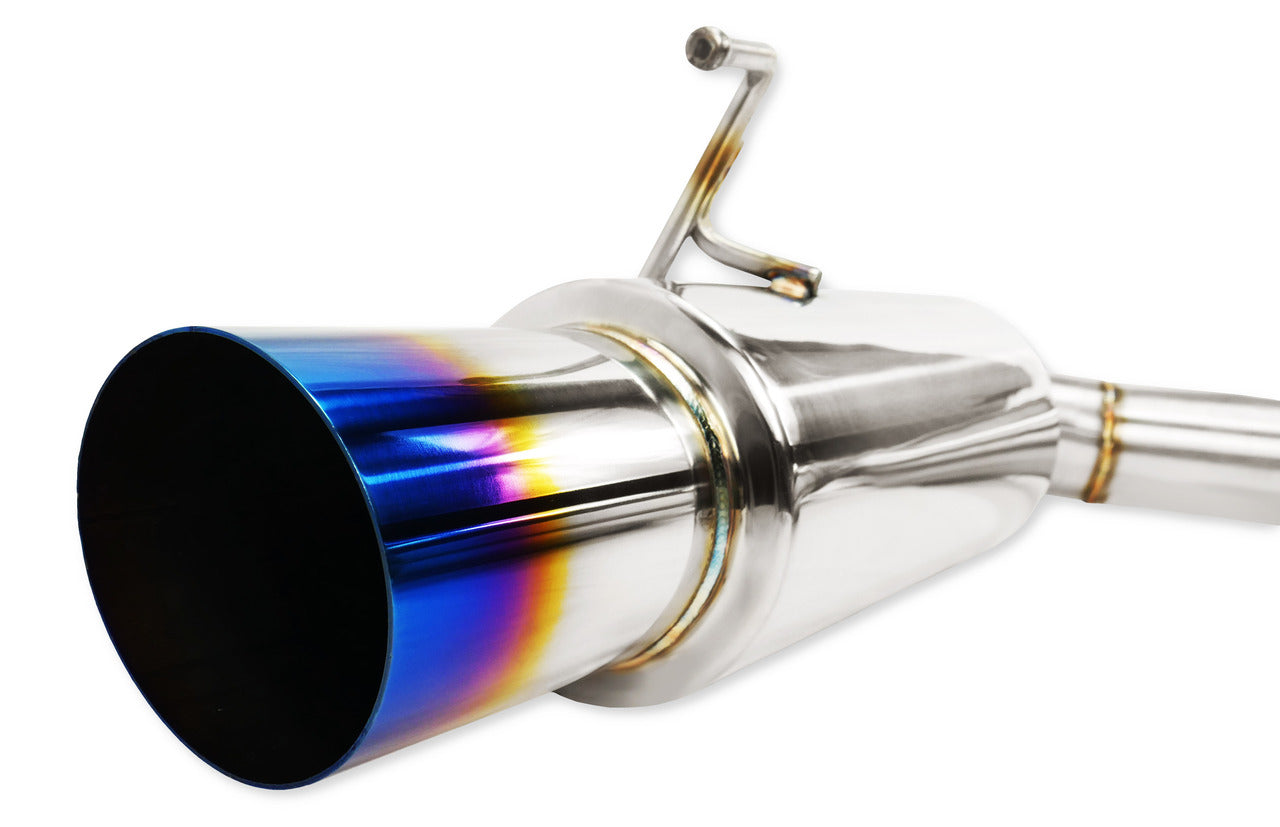 ISR Performance Single GT Exhaust With Burnt Tip - 2009-2020 NISSAN 370Z Z34(IS-GT-370Z-BT)