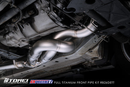 TOMEI Expreme Ti Racing Titanium Front Pipe - 1989-2002 NISSAN BNR32 / BCNR33 / BNR34 Skyline GT-R RB26DETT(TB6080-NS05A)