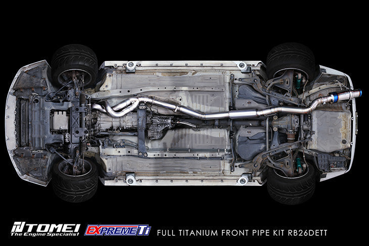 TOMEI Expreme Ti Racing Titanium Front Pipe - 1989-2002 NISSAN BNR32 / BCNR33 / BNR34 Skyline GT-R RB26DETT(TB6080-NS05A)