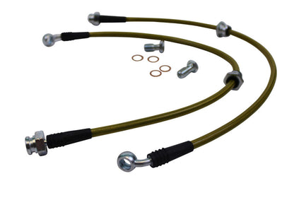 ISR Performance - Stainless Steel Front Brake Lines - Nissan 240sx 89-98 (IS-NIS-1225FRTS)