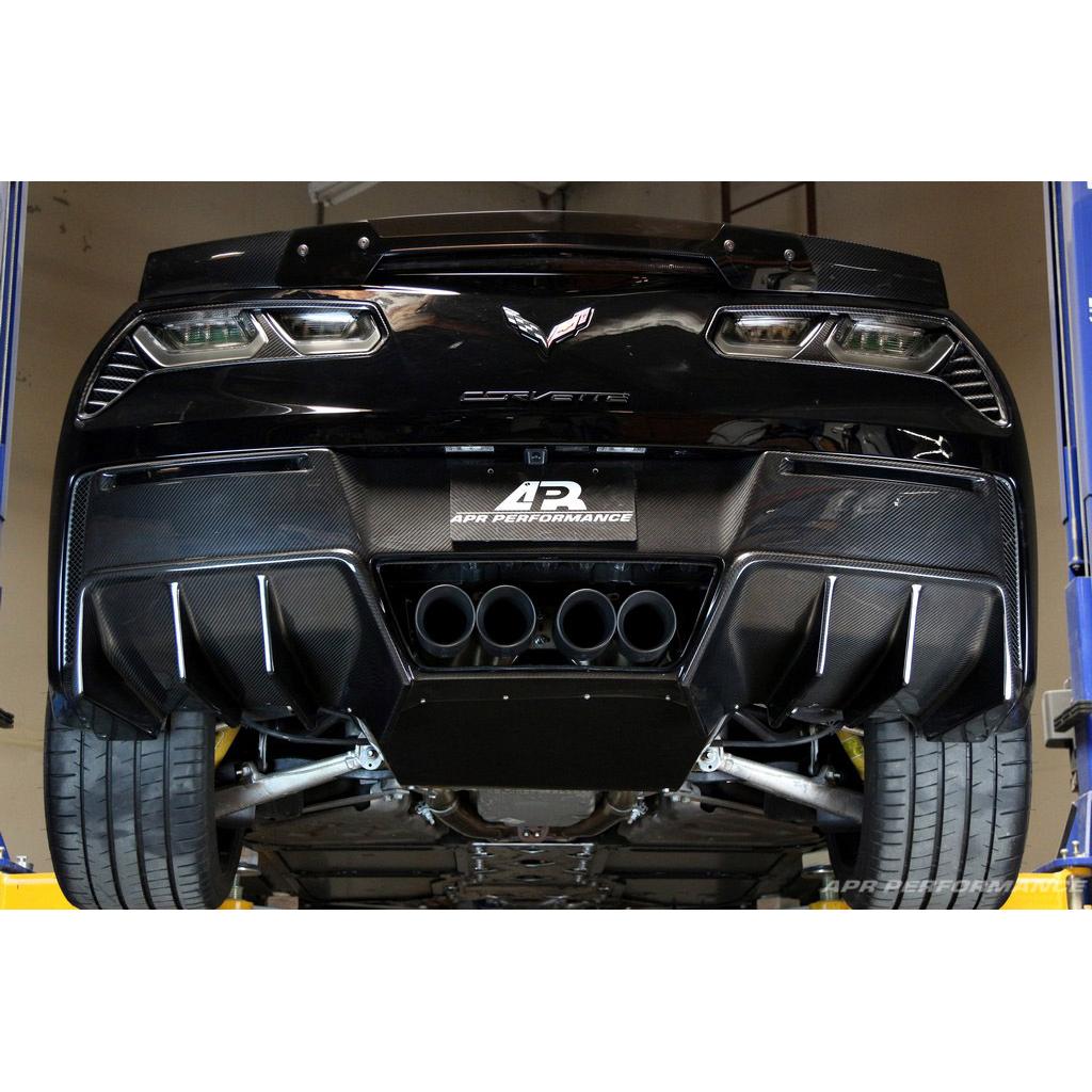 Chevrolet Corvette C7 Z06 Rear Diffuser 2014-2019  Version 2