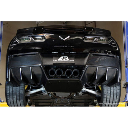 Chevrolet Corvette C7 Z06 Rear Diffuser 2014-2019  Version 2