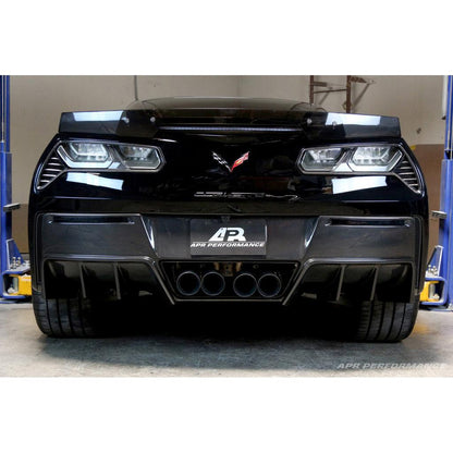 Chevrolet Corvette C7 Z06 Rear Diffuser 2014-2019  Version 2