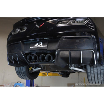 Chevrolet Corvette C7 Z06 Rear Diffuser 2014-2019  Version 2